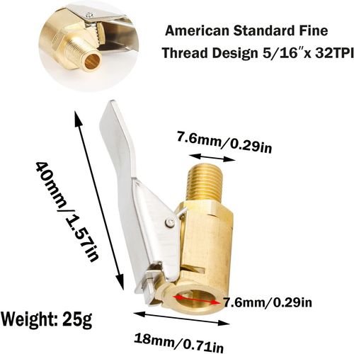 🔥XRF-cepin🔥Car Air Pump Threaded Nozzle