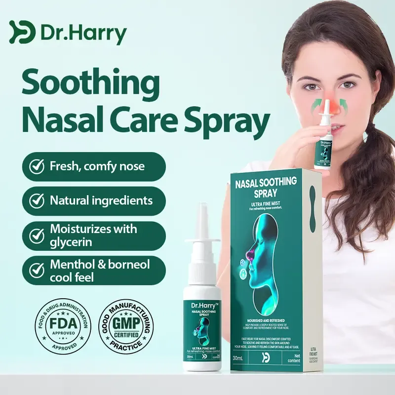 DR.HARRY 11 Nasal soothing spray Oral Spray with Borneol, Camphor, Menthol & Glycerin