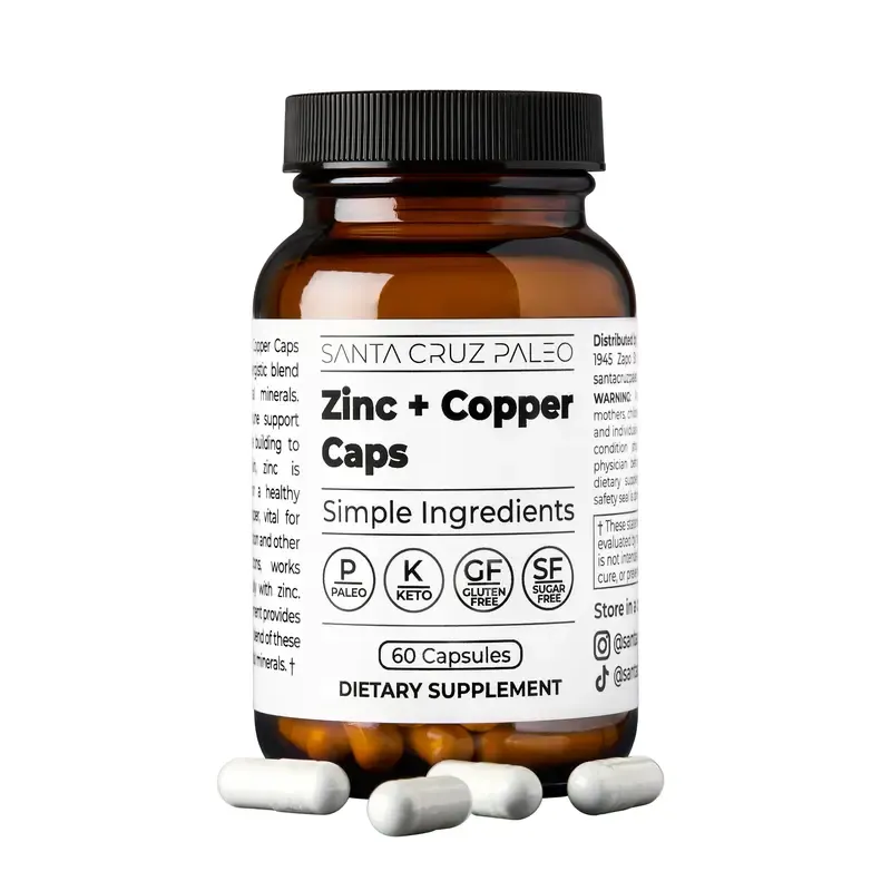 Zinc + Copper Caps
