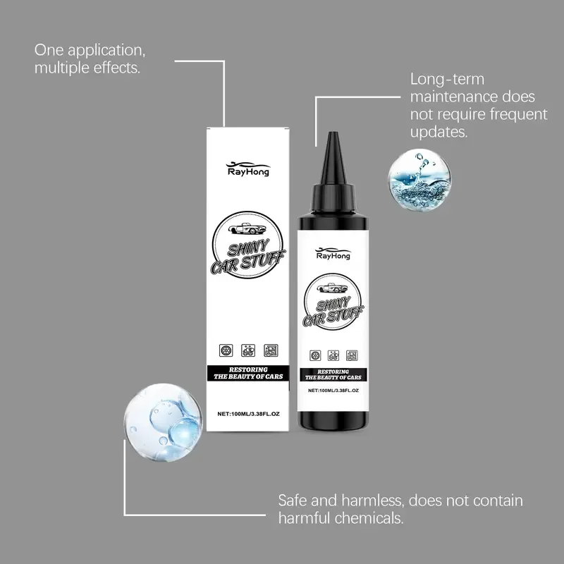 Car Care Agent Car Protection Coating UV Resistant Waterproof Mirror Brightening Plating Agent, Automotive Maintenance Essentials, Car Detailing Products