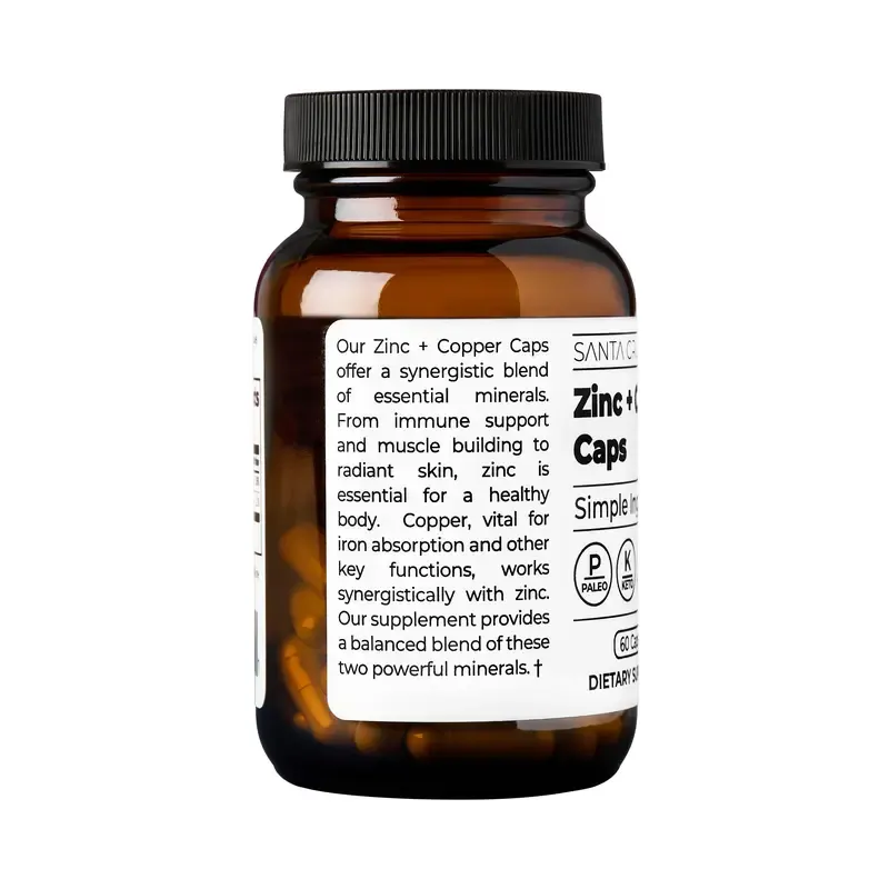 Zinc + Copper Caps