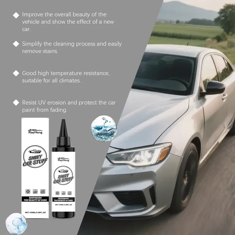 Car Care Agent Car Protection Coating UV Resistant Waterproof Mirror Brightening Plating Agent, Automotive Maintenance Essentials, Car Detailing Products