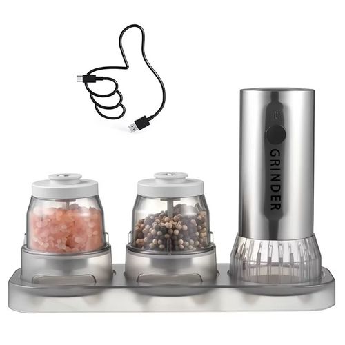 multifunctional electric pepper grinder household multi-spice grinder sichuan pepper sea salt sesame black pepper grinder