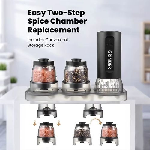 multifunctional electric pepper grinder household multi-spice grinder sichuan pepper sea salt sesame black pepper grinder