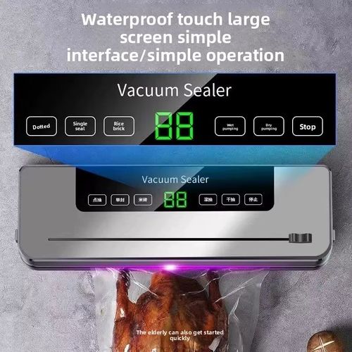 Sealer machine efficient sealing for food bags plastic packages easy to operate home kitchen use