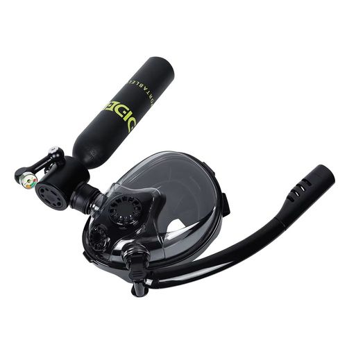 Diving tank with snorkel mask for underwater exploration easy to use safe reliable