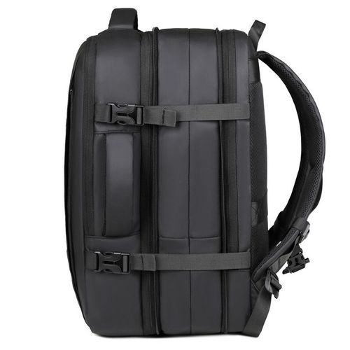 Large Capacity Expandable Men's Backpack - Multi-functional, Short Trip Use, Dry-Wet Separation