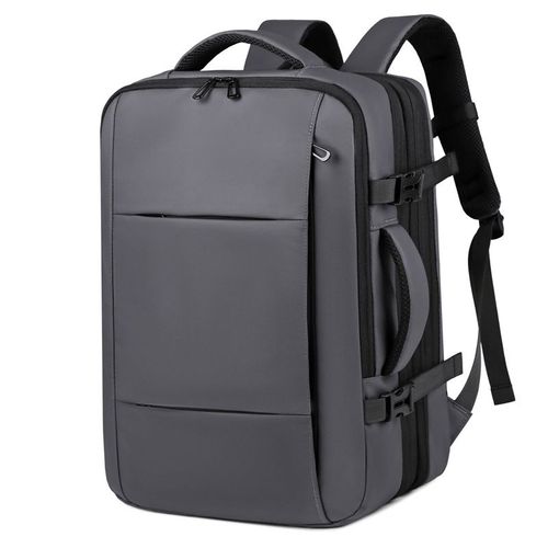 Large Capacity Expandable Men's Backpack - Multi-functional, Short Trip Use, Dry-Wet Separation