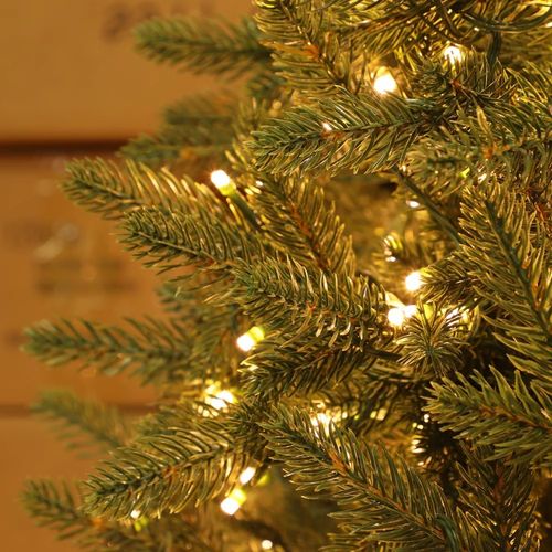 Pure pe Christmas tree new encryption luxury home luminous self-belt lights Christmas decorations simulation bare tree ornaments