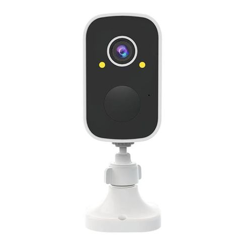 As câmeras internas domésticas podem se conectar a vários telefones celulares, fornecer intercomunicação de vídeo bidirecional e não exigir perfuração para monitoramento magnético.