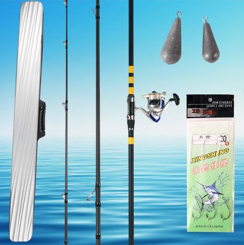Conjuntos de equipamentos de pesca, conjuntos de 3.0m e 3.9m de pesqueiros.  conjunto de varas plug-in de 3.9 m。   3.0m puxando a força 50kgs 3.9m80kgs 3.9m plug rod 150kgs