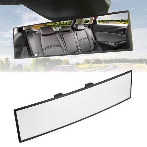 🚗 Drive Safer, See Clearer – ✨ Upgraded 11.8 Wide-Angle Rearview Mirror – For Panoramic, Anti-Glare Vision