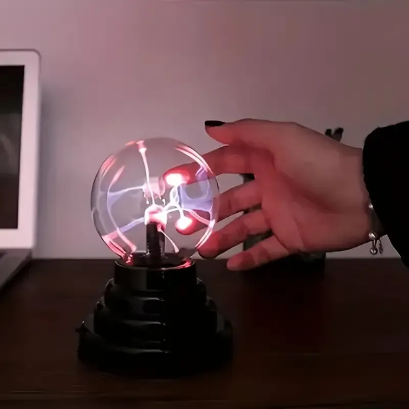 Luz de bola de plasma LED - Bola mágica reativa ao toque e ao som (LUO006)