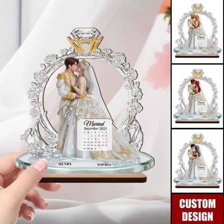 Placa de madera de una sola capa personalizada día de San Valentín, aniversario, regalo romántico