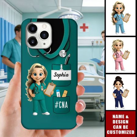 Cosas que mis pacientes dijeron que nunca olvidaré – Funda de teléfono personalizada para enfermeras