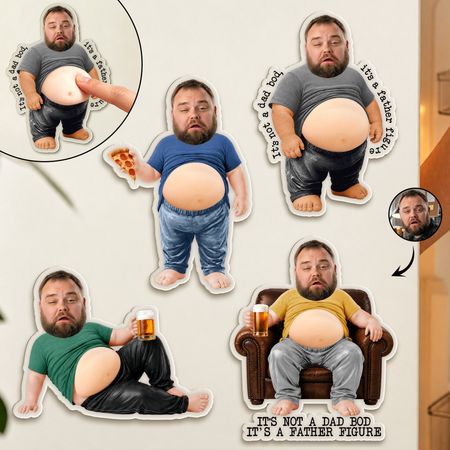 ¡Probar comida es el deber de todo papá! Imán nevera personalizado