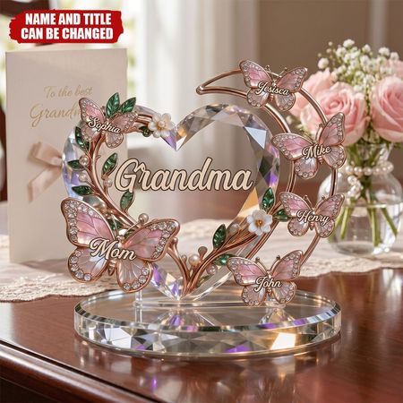 Placa Acrílica Personalizada | Mejor Mamá y Nana | Regalo para el Día de la Madre