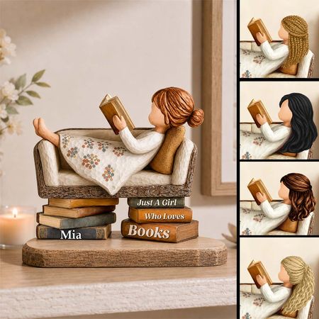Placa de Madera Personalizada para Amantes de los Libros – Regalo Original para Lectores y Bookworms