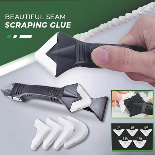 🔥🛠️Silicone Caulking Finishing & Removal Tool Set！Say goodbye to messy seams! 🛠️ Perfect edges every time with our silicone caulking & grout remover set.