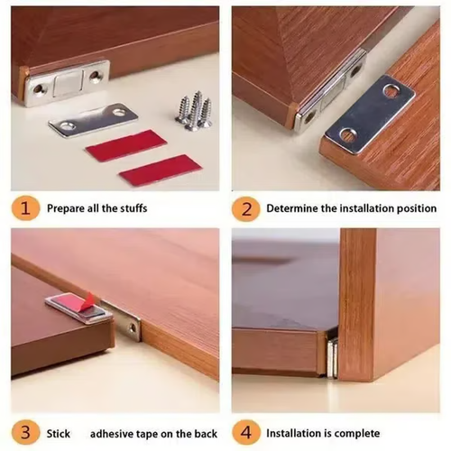 10 SETS Ultra-thin invisible cabinet door magnets