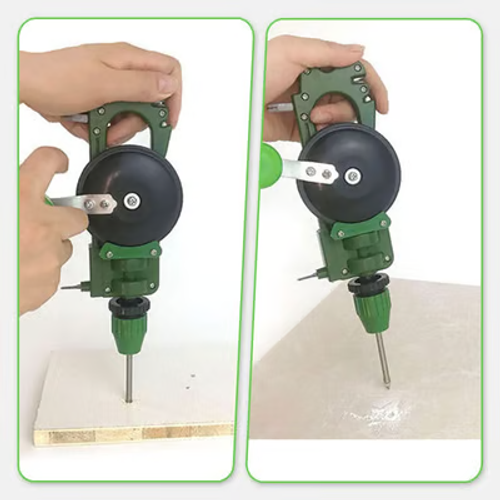 Multi-functional Glass Cutter with Drilling & Knife Sharpener