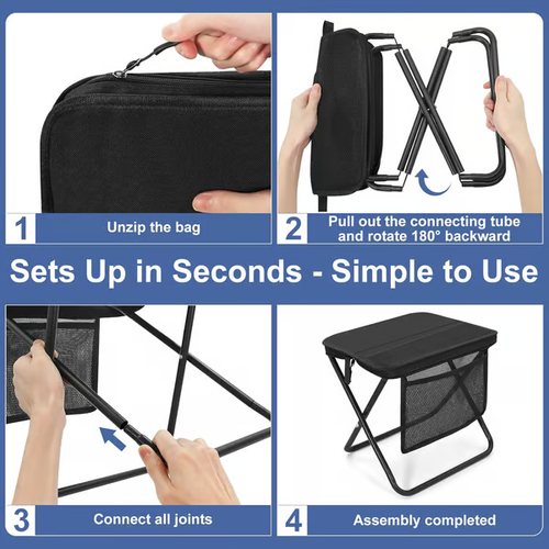 🔥✨Portable Folding Camping Stool