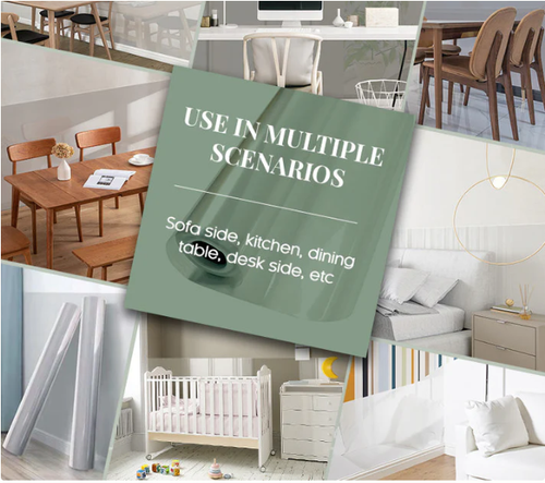 45CM*10M Transparent Electrostatic Wall Protection Film