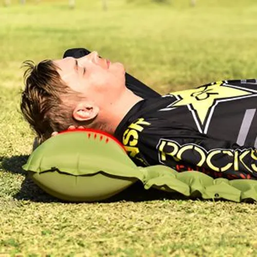 Outdoor and indoor inflatable mat, moisture-proof inflatable sleeping mat, car inflatable mat for nap