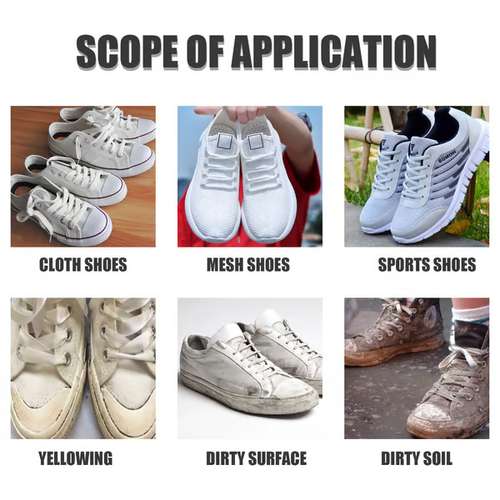 Shoes Whitening Cleaner removes dirt and yellow from shoes,and can effectively keep your white sneakers shiny white!✅✅