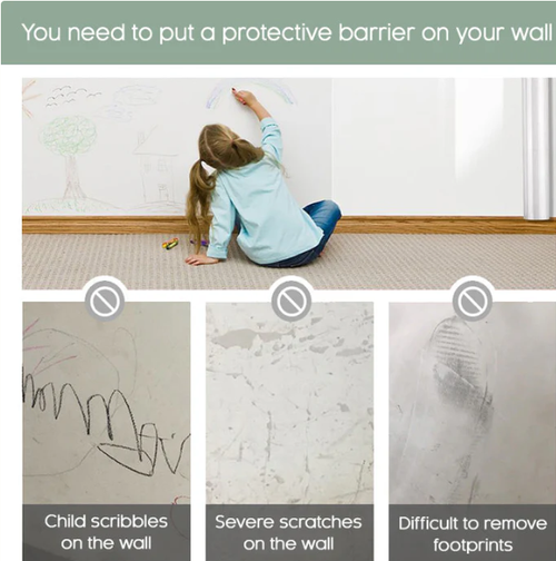 45CM*10M Transparent Electrostatic Wall Protection Film