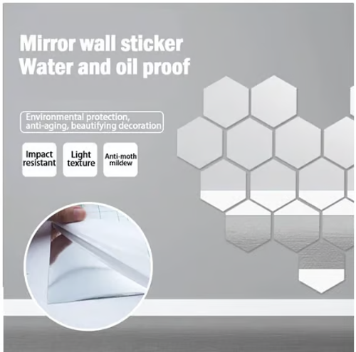 A mirror that does not break -Spliceable self-adhesive mirror sticker 🥰❤️