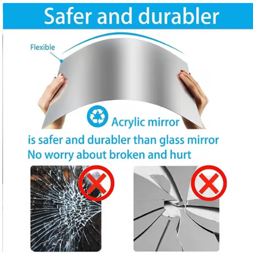 A mirror that does not break -Spliceable self-adhesive mirror sticker 🥰❤️