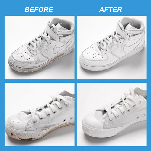 Shoes Whitening Cleaner removes dirt and yellow from shoes,and can effectively keep your white sneakers shiny white!✅✅