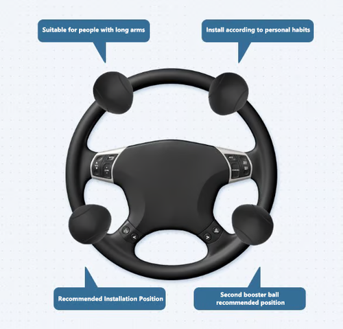 Car Steering Wheel Booster Knob For Effortless