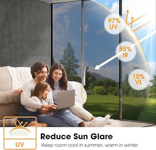 🔥LAST DAY 49% OFF-💥Privacy Sun Blocking Anti UV Reflective Window Film