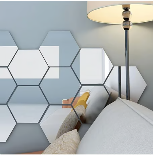 A mirror that does not break -Spliceable self-adhesive mirror sticker 🥰❤️