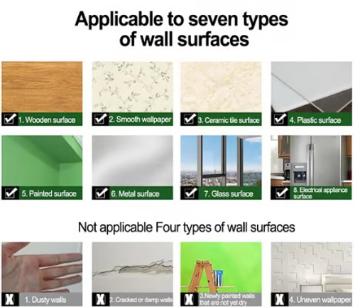 A mirror that does not break -Spliceable self-adhesive mirror sticker 🥰❤️