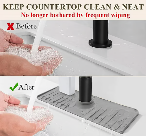 🧼Faucet Splash Guard & Drainage Mat