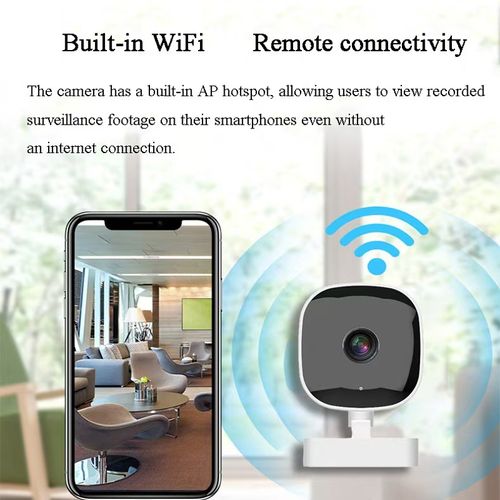 3MP 480P Window Camera,2.4GHz WiFi Indoor Cameras for Home Security with High-definition black and white Night Vision,Person and Movement Detection,24-hour Recording,Easy and Quick Install