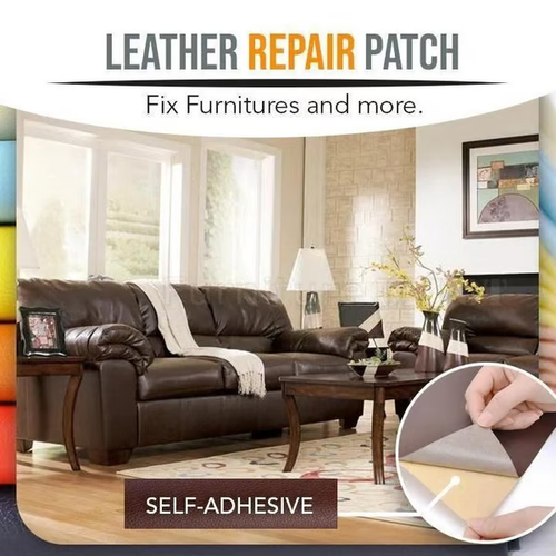 Self-Adhesive Leather Refinisher Cuttable Sofa Repair