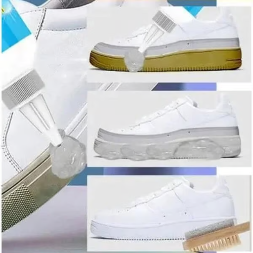 Shoes Whitening Cleaner removes dirt and yellow from shoes,and can effectively keep your white sneakers shiny white!✅✅