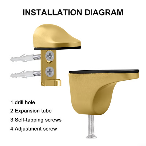 🛠️🏡 Adjustable Wood  Glass Shelf Holder