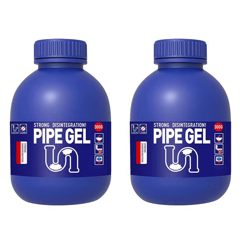 PIPE BOBO -Drain Unclogger Powerful Pipeline Dredging for Kitchen Sinks Shower Drains Tubs Dissolves 200+ Blockages Kills 99% Bacteria Safe for All Pipes Quick Dredging Formula Household Cleaner Bathroom Cleaning Tool