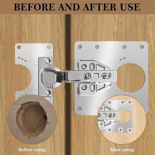 🔥Buy 1 Get 1 Free Cabinet Hinge Repair Plate with Screws