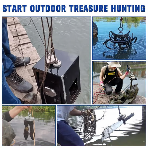 🔥Fishing Magnet: Super Strong Neodymium Magnet for Epic Treasure Hunting 🧲