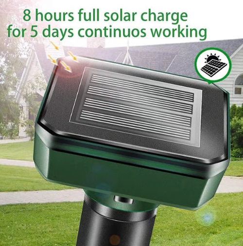 🔥Solar Power Mouse Mole Snakes Pest Rodent Repeller
