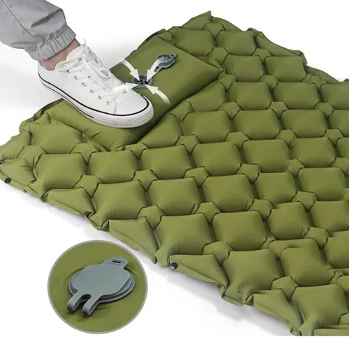 Outdoor and indoor inflatable mat, moisture-proof inflatable sleeping mat, car inflatable mat for nap