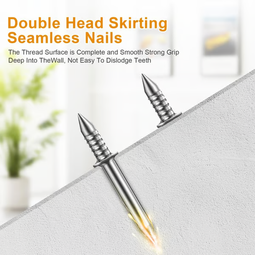 Double-Headed Skirting Thread Seamless Nail Non Marking （100 counts）