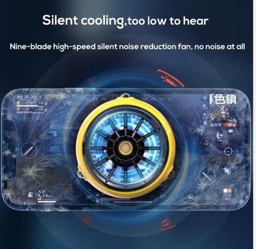 Refrigerador de ventilador magnético com dissipador de calor de luz azul