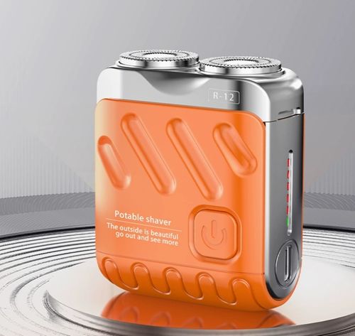 mini barbeador elétrico portátil